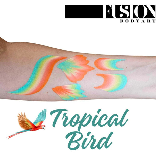 Fusion Body Art Split Cake TROPICAL BIRD 30gm