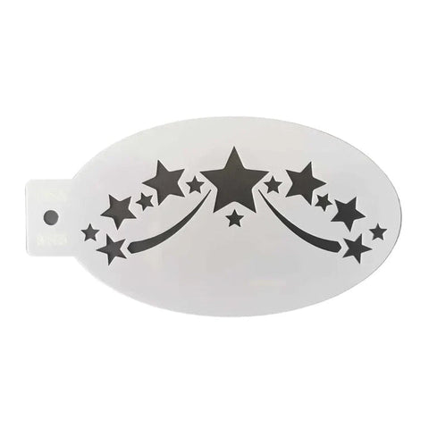 SHOOTING STARS Face Painting Stencil - NH5